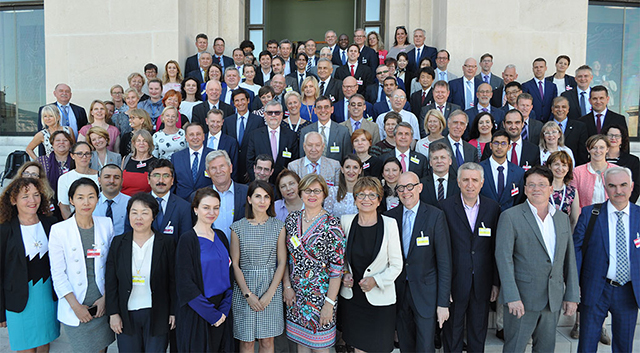 #praCegoVer Roberto Olinto, presidente do IBGE, participa da 66ª Sessão Plenária da Conferência dos Estatísticos Europeus (CES)